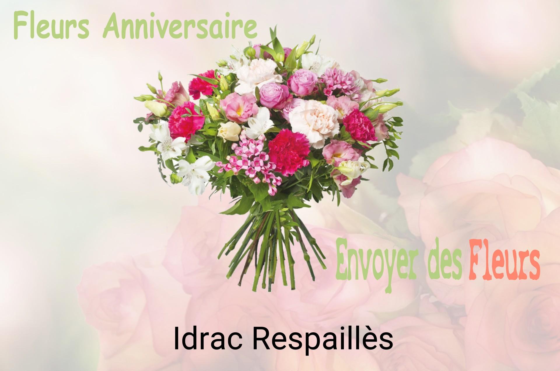 Bouquet de fleurs d’anniversaire livré à Idrac-Respaillès